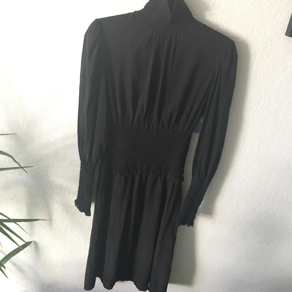 NWT CATHERINE MALANDRINO BLACK DRESS